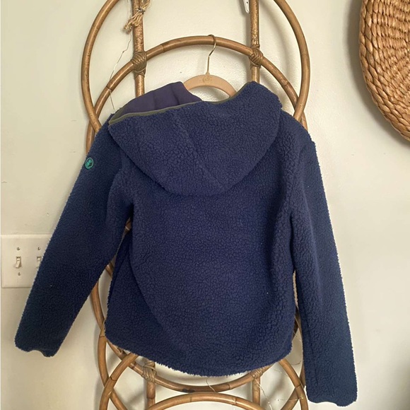 Save The Duck Navy Blue Teddy Fleece
Quarter Zip Jacket Hoodie Little Boy 12 NWT - Picture 3 of 5